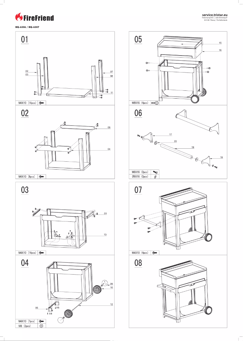 Page n°1 - Manuel utilisateur Campart BQ-6307