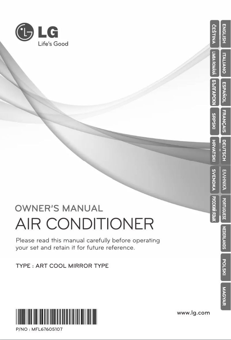 Page n°1 - Manuel utilisateur LG ARNU15GSEV2