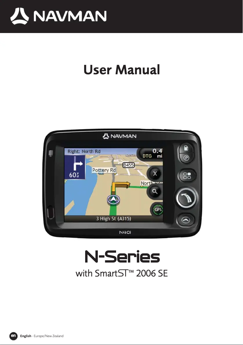 Page n°1 - Manuel utilisateur Navman N 60i