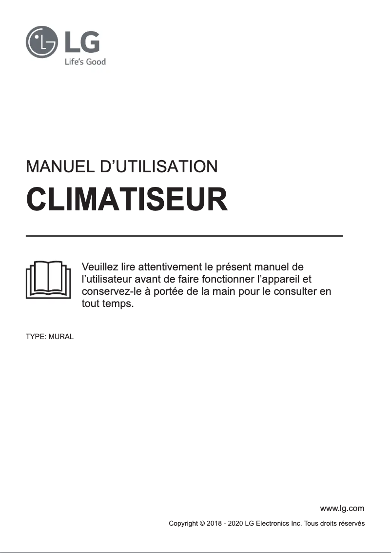 Page 1 de la notice Manuel utilisateur LG LSN363HLV