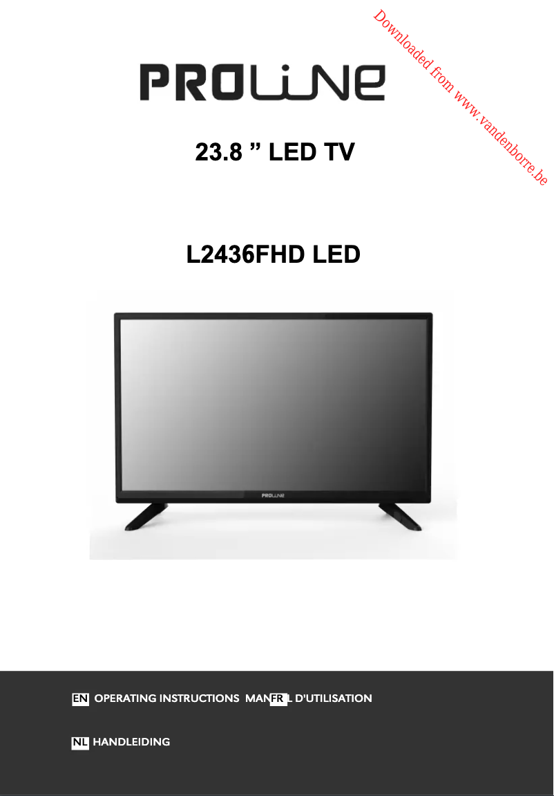 Image de la première page du manuel de l'appareil L2436FHD