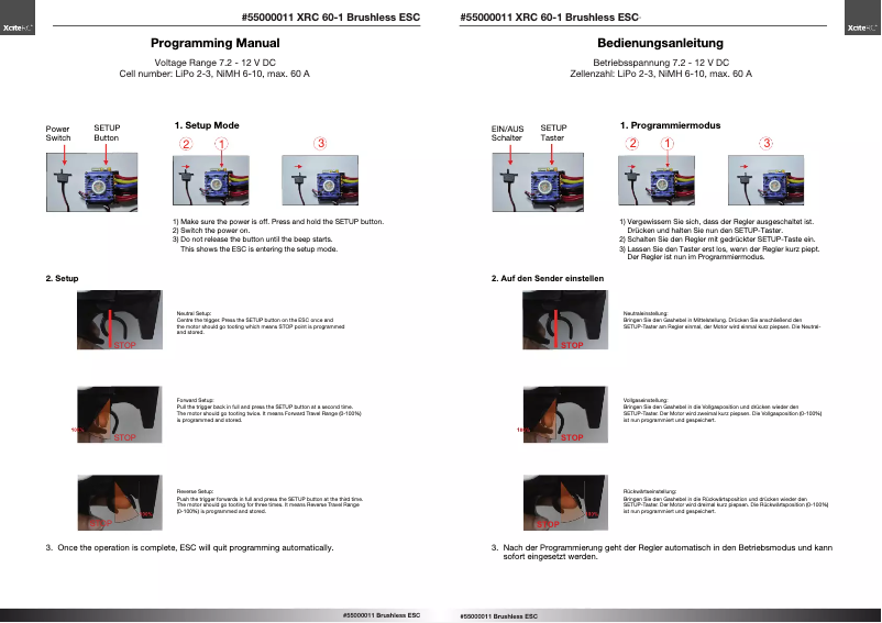 Image de la première page du manuel de l'appareil BSC 90-1