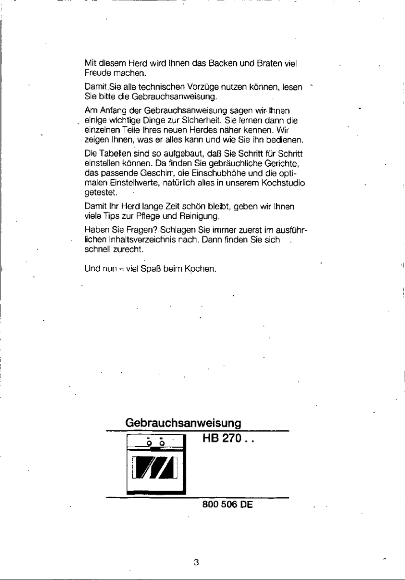 Image de la première page du manuel de l'appareil HB27020