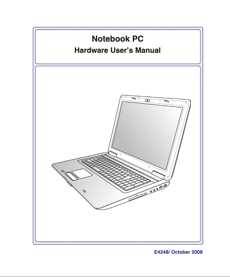 Page n°1 - Manuel utilisateur Asus N70
