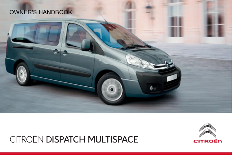 Página 1 del manual Manual de usuario Citroën Jumpy Multispace (2013)