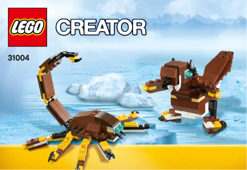 Page 1 de la notice Manuel utilisateur Lego Creator 31004