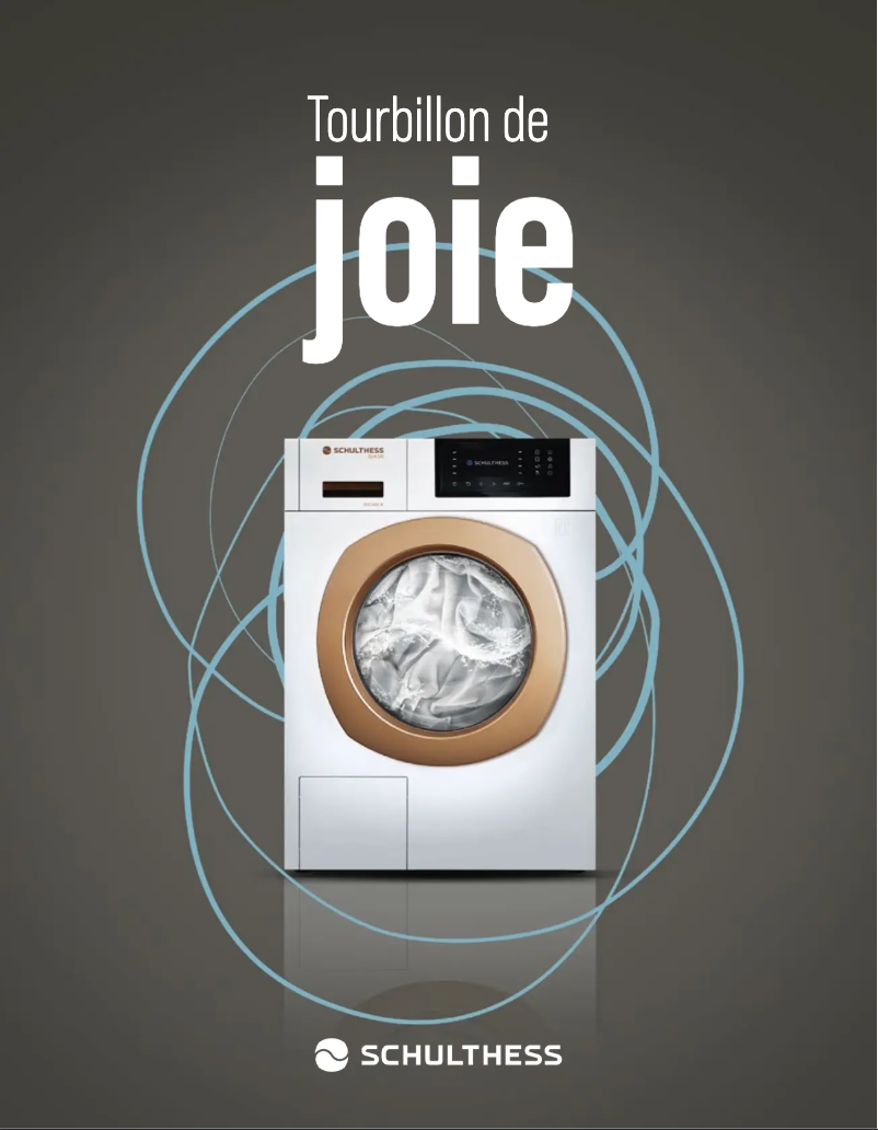 Page 1 de la notice Manuel d'utilisation et d'entretien Schulthess Superforte 810