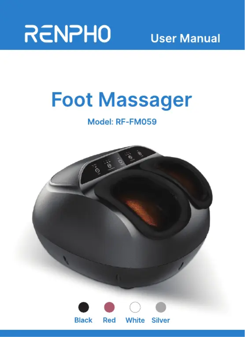 Page n°1 - Manuel utilisateur Renpho RF-FM059