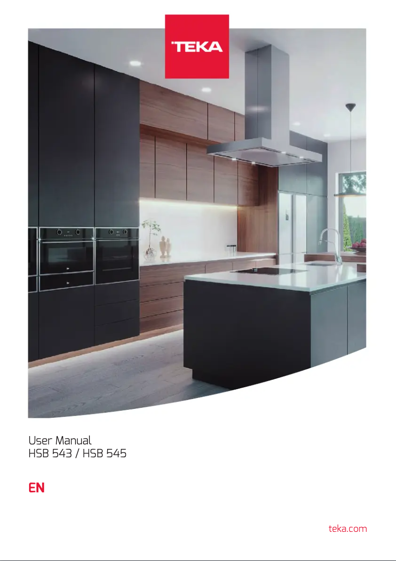 Page n°1 - Manuel utilisateur Teka HSB 545 BK