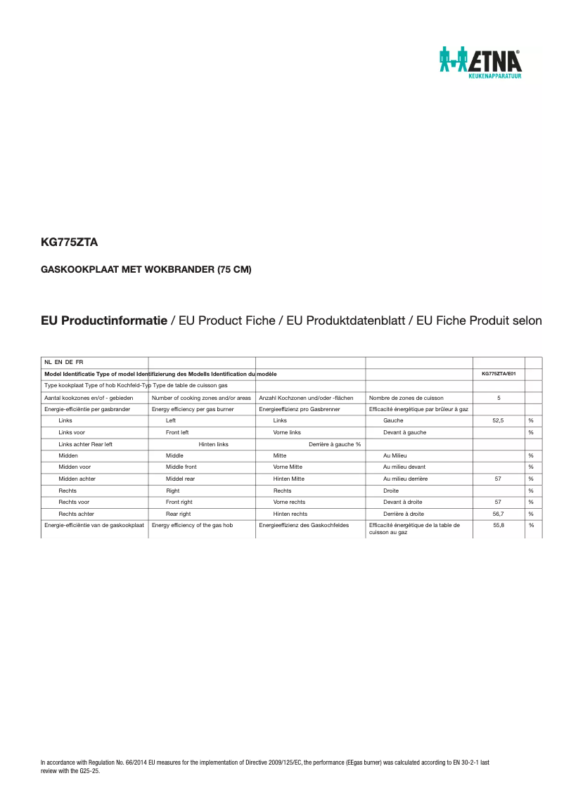 Image de la première page du manuel de l'appareil KG775ZTA