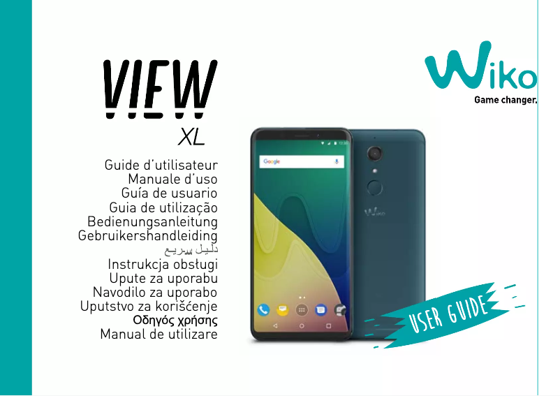 Page n°1 - Manuel utilisateur Wiko View XL