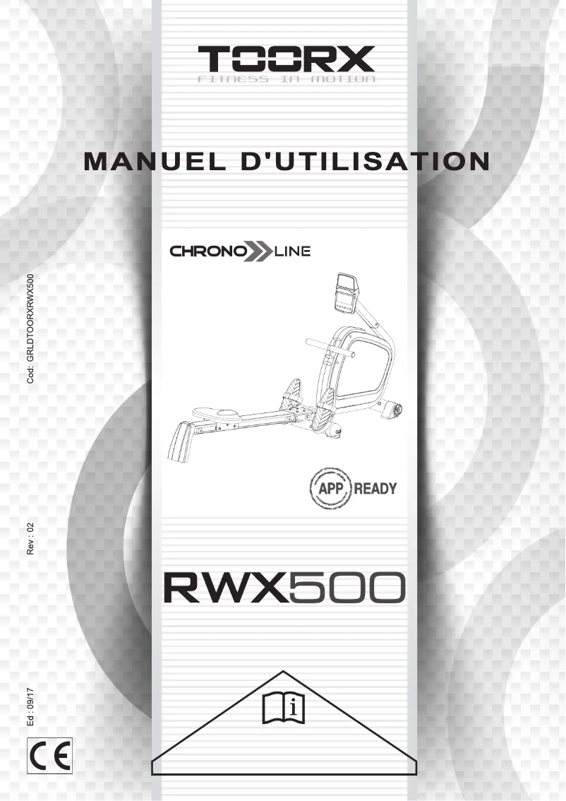 Page 1 de la notice Manuel utilisateur Toorx RWX-500