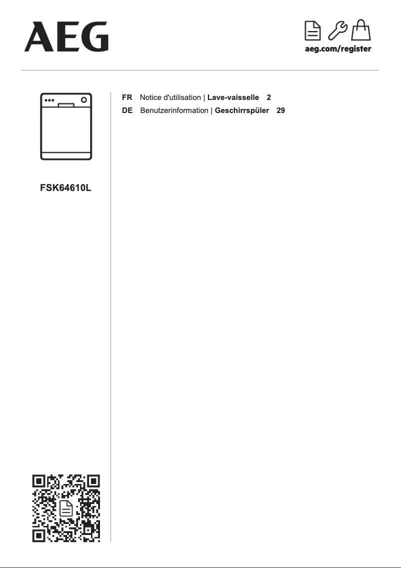 Image de la première page du manuel de l'appareil FSK64610L