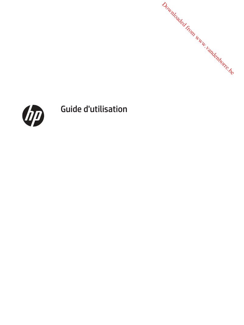 Page n°1 - Manuel utilisateur HP P244