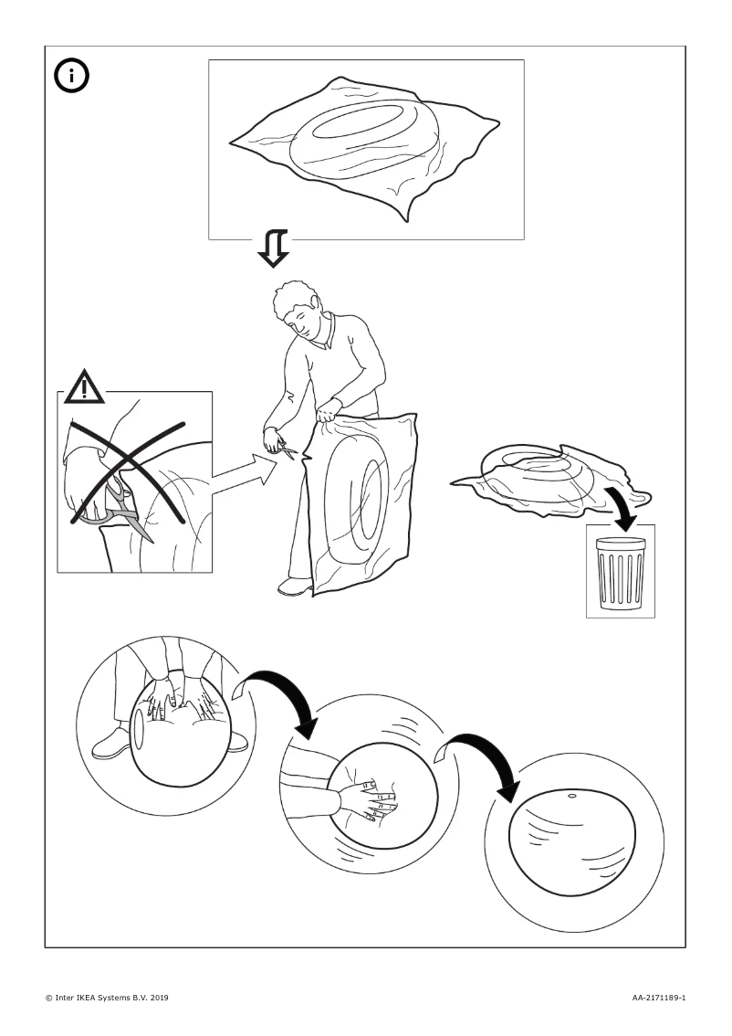 Page 1 de la notice Manuel utilisateur Ikea SANDARED 903.853.19