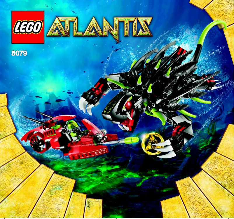 Page 1 de la notice Manuel utilisateur Lego Atlantis 8079