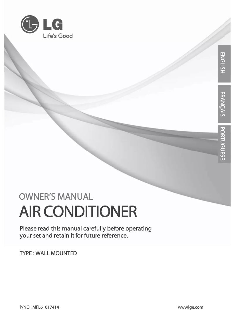 Page 1 de la notice Manuel utilisateur LG HSNC186C4A4