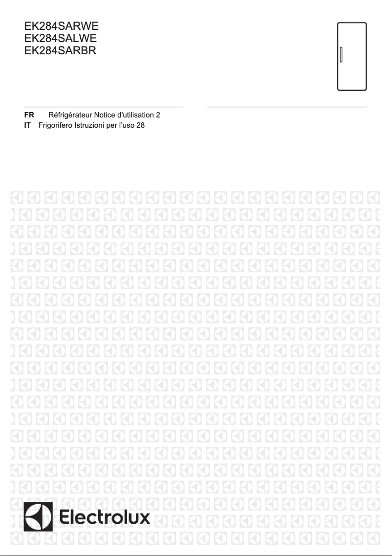 Imagen de la primera página del manual del dispositivo EK282SARWE