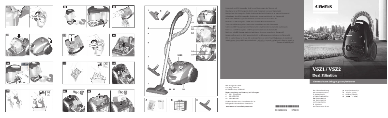 Page 1 de la notice Manuel utilisateur Siemens VSZ1V1128