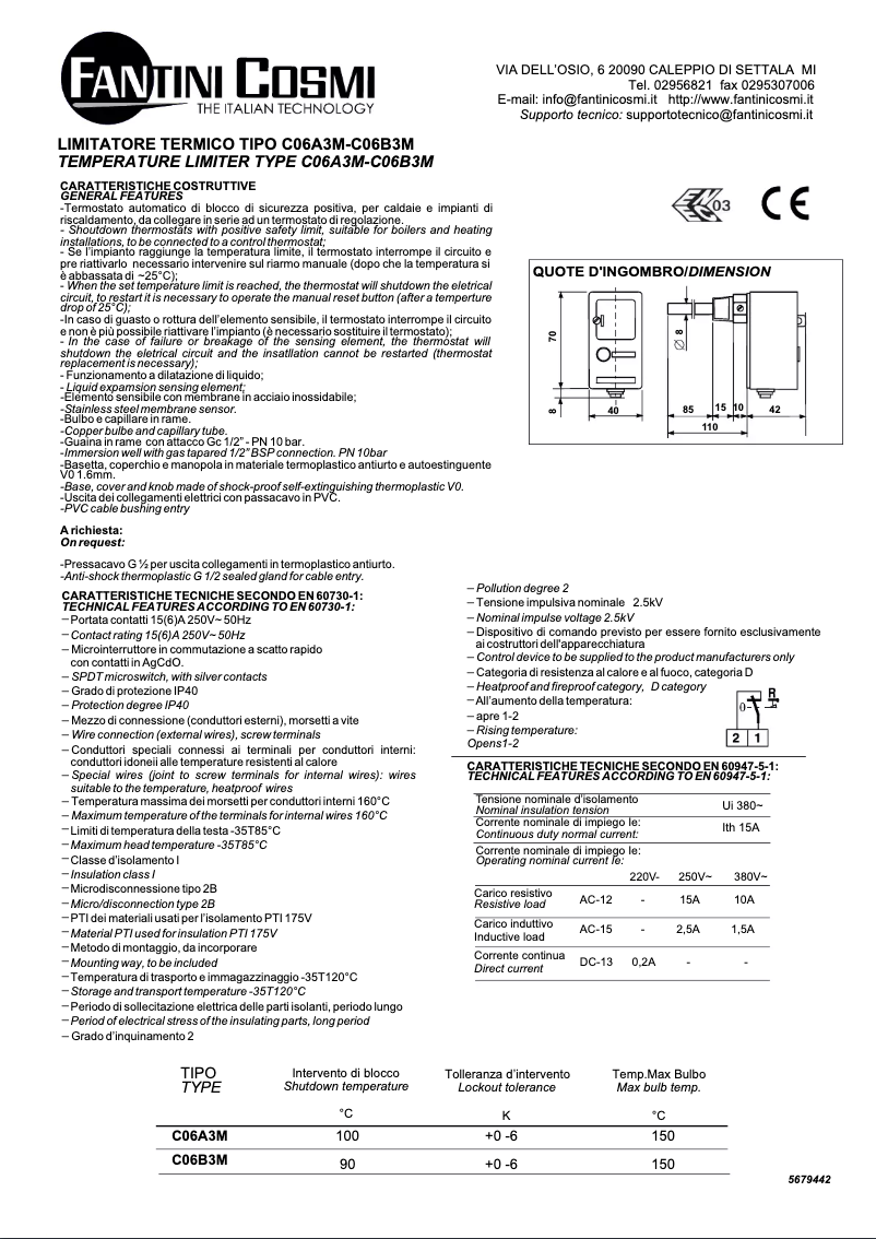 Image de la première page du manuel de l'appareil C06