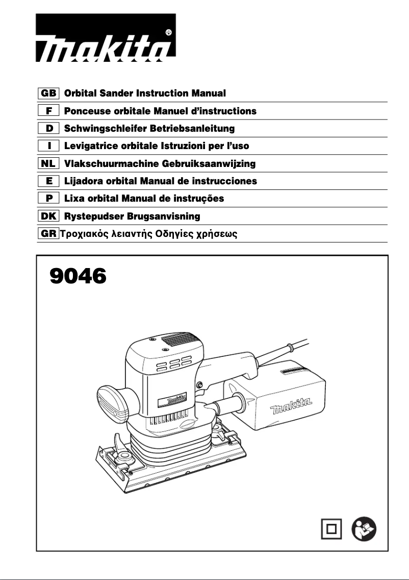 Página 1 del manual Manual de usuario Makita 9046