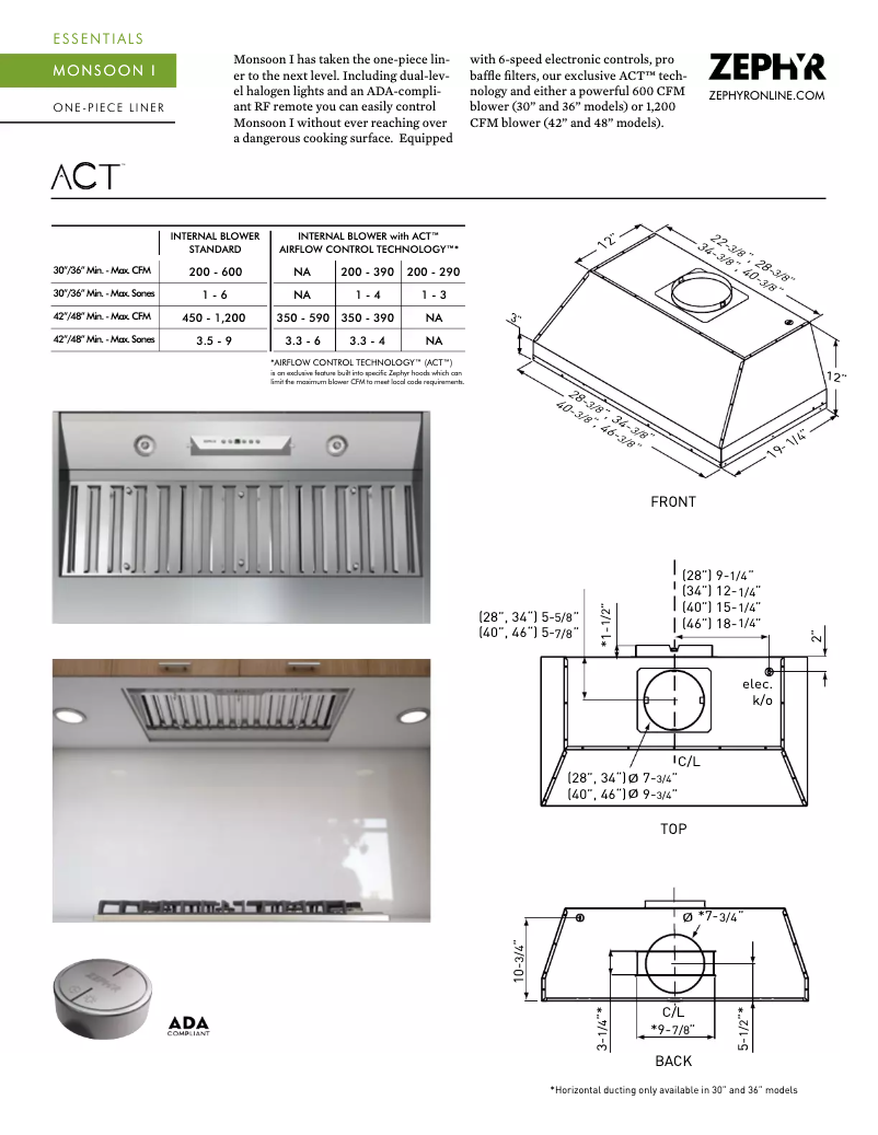 Page 1 de la notice Manuel utilisateur Zephyr AK9240AS