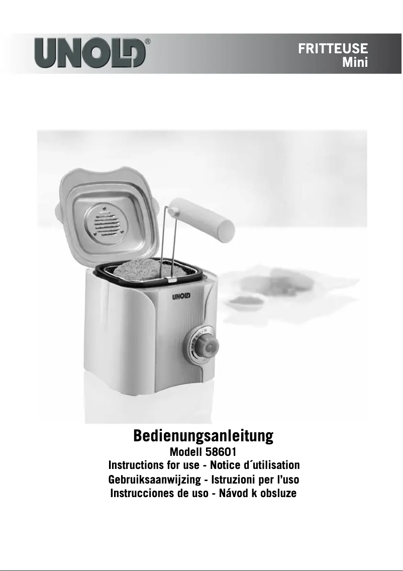 Page n°1 - Manuel utilisateur Unold 58601 Mini