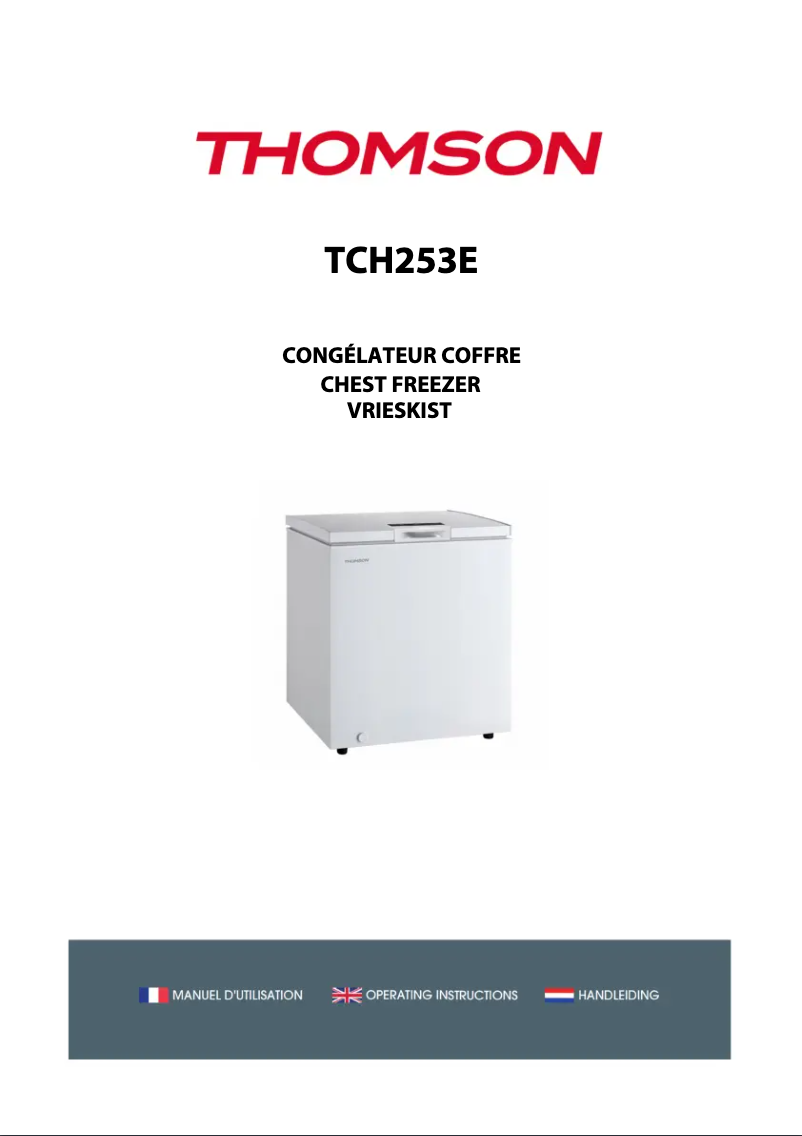 Image de la première page du manuel de l'appareil TCH253E