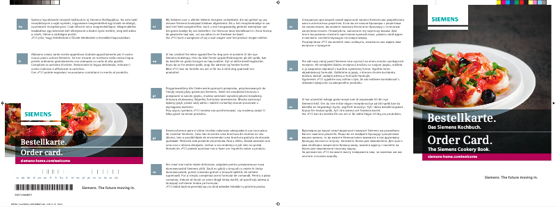 Page n°1 - Manuel utilisateur Siemens ED675FQC5E