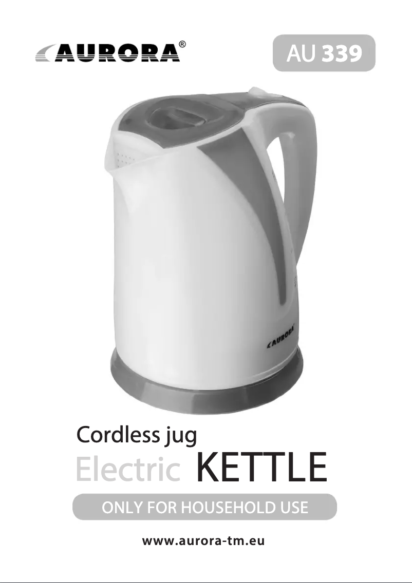 Image de la première page du manuel de l'appareil AU 339