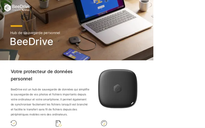 Image de la première page du manuel de l'appareil BeeDrive BDS70-1T