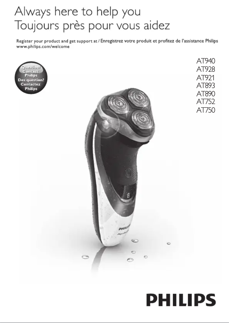 Image de la première page du manuel de l'appareil AquaTouch AT940