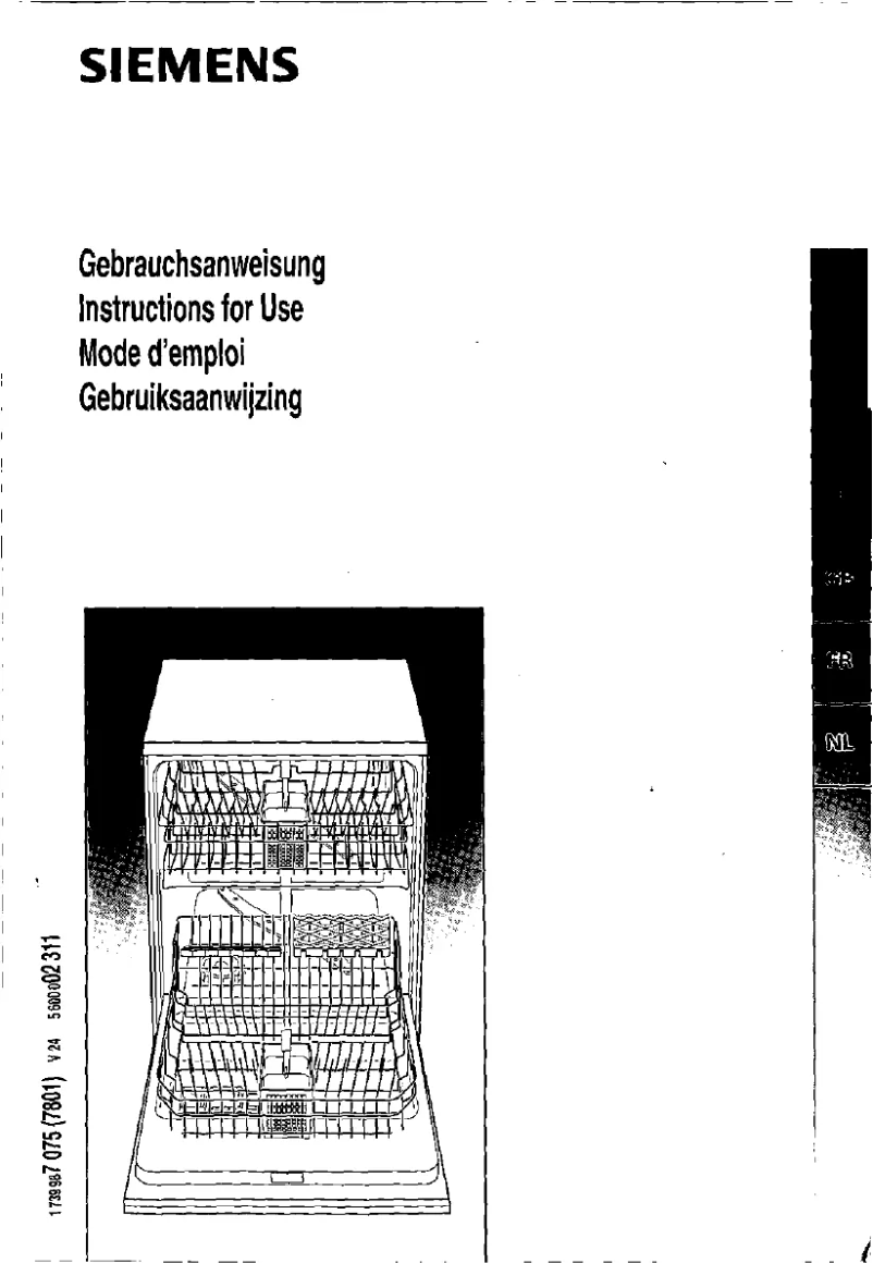 Page n°1 - Manuel utilisateur Siemens SL68590