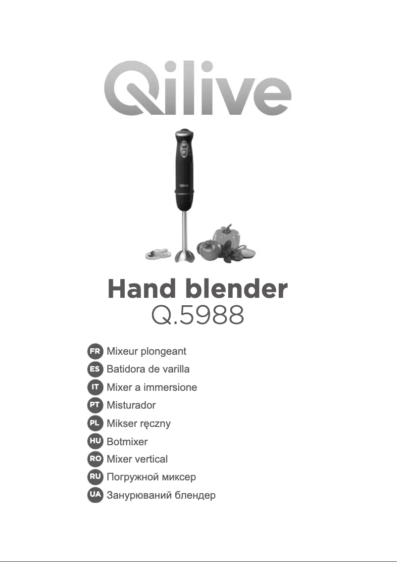 Page 1 of the manual User Manual Qilive Q.5988