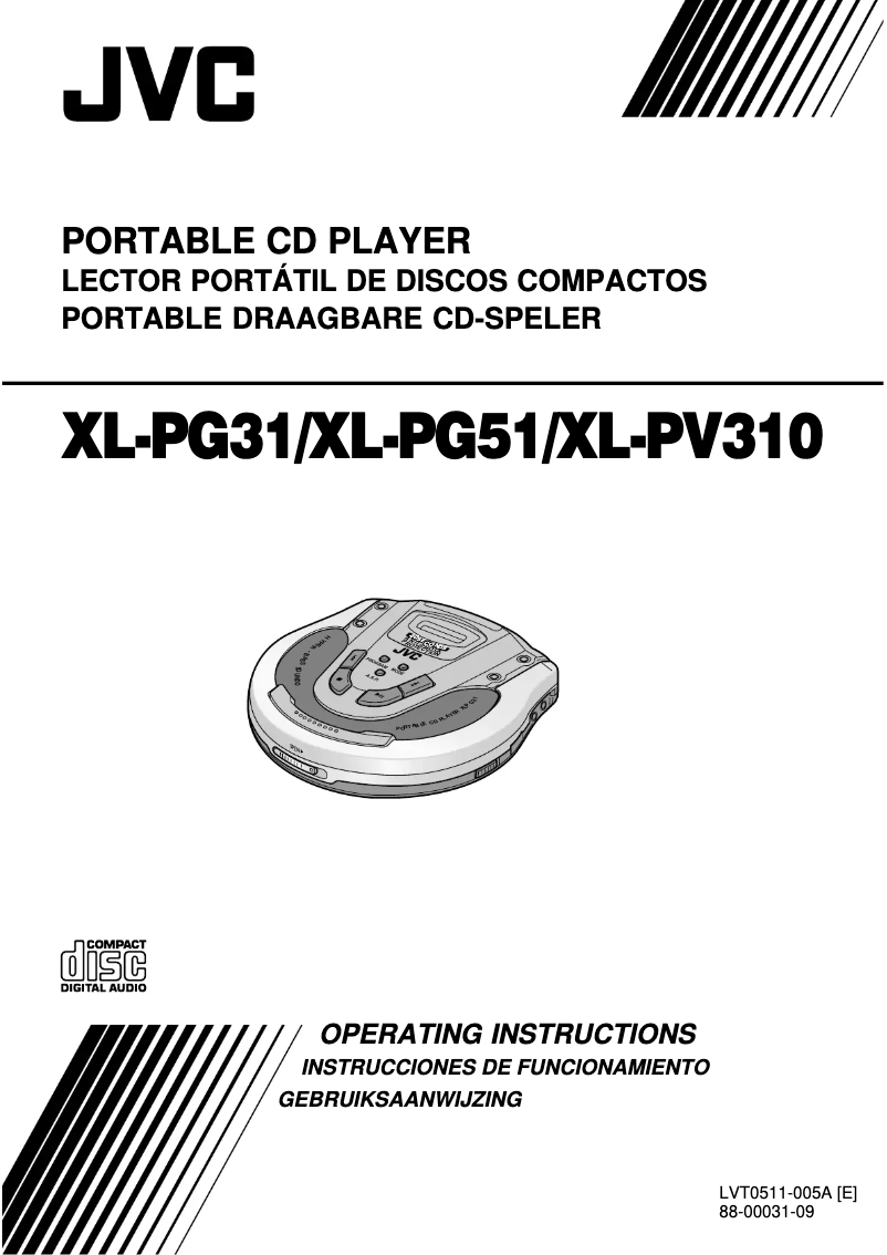 Page n°1 - Manuel utilisateur JVC XL-PG31