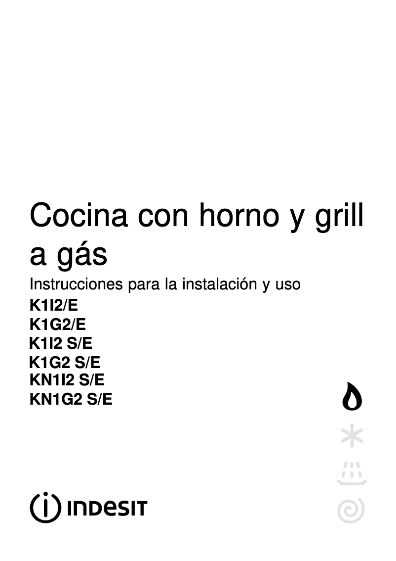 Image de la première page du manuel de l'appareil KN1G2S(XW)/E