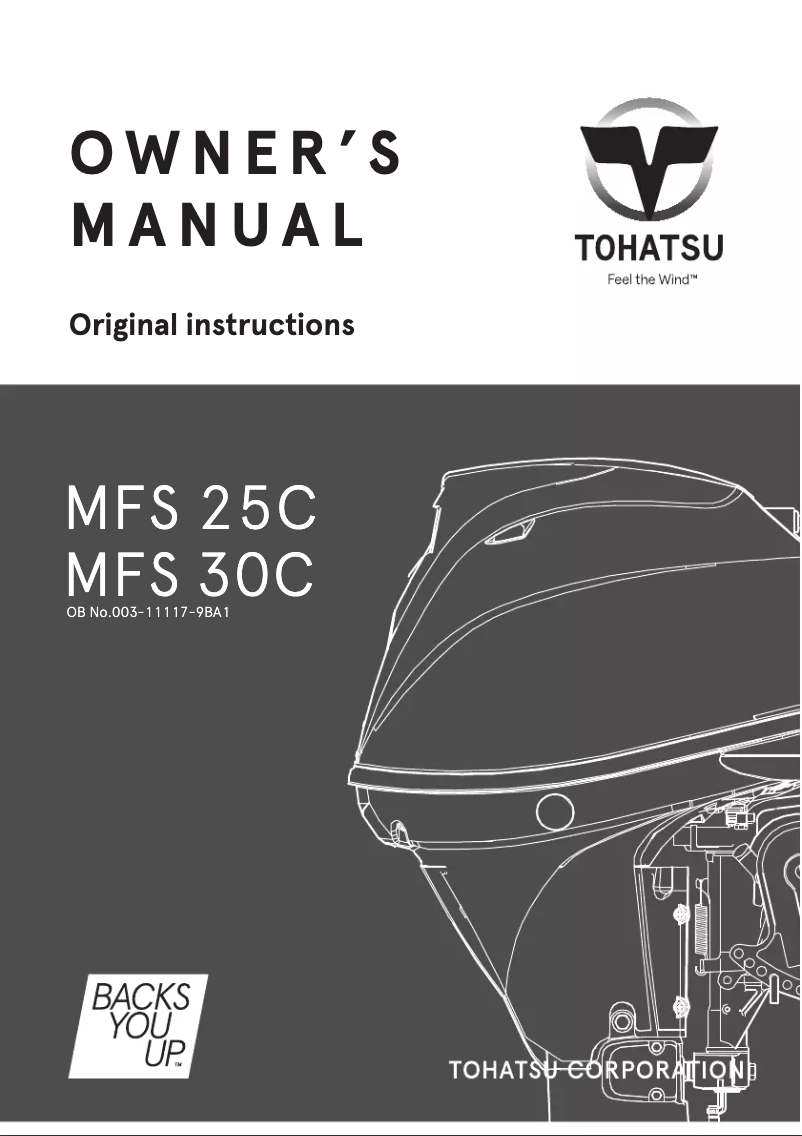 Página 1 del manual Manual de usuario Tohatsu MFS30C