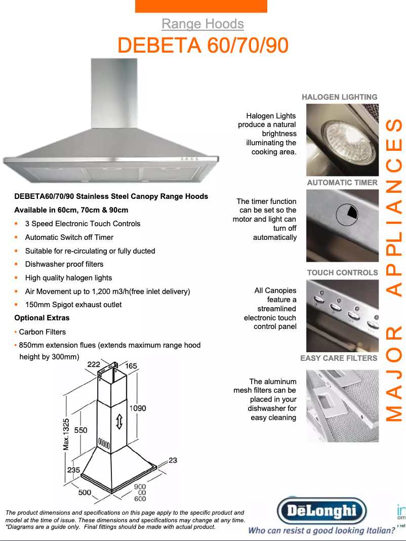Page 1 de la notice Manuel utilisateur DeLonghi DEBETA120