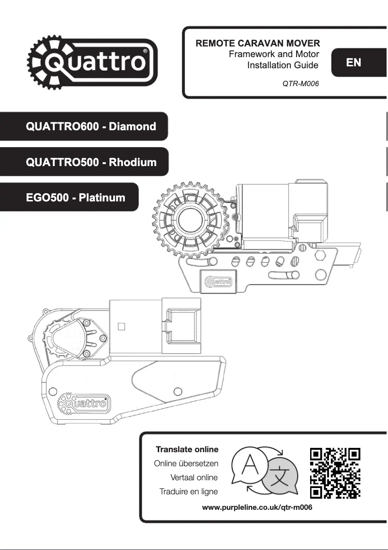 Image de la première page du manuel de l'appareil QUATTRO600