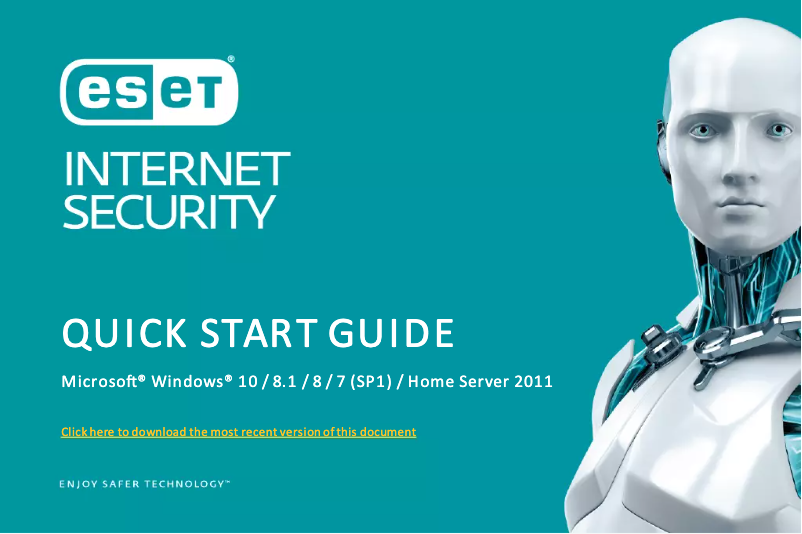 Page 1 de la notice Manuel utilisateur ESET Internet Security 2020