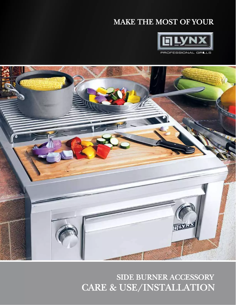 Page n°1 - Manuel utilisateur Lynx Professional LSB1-3