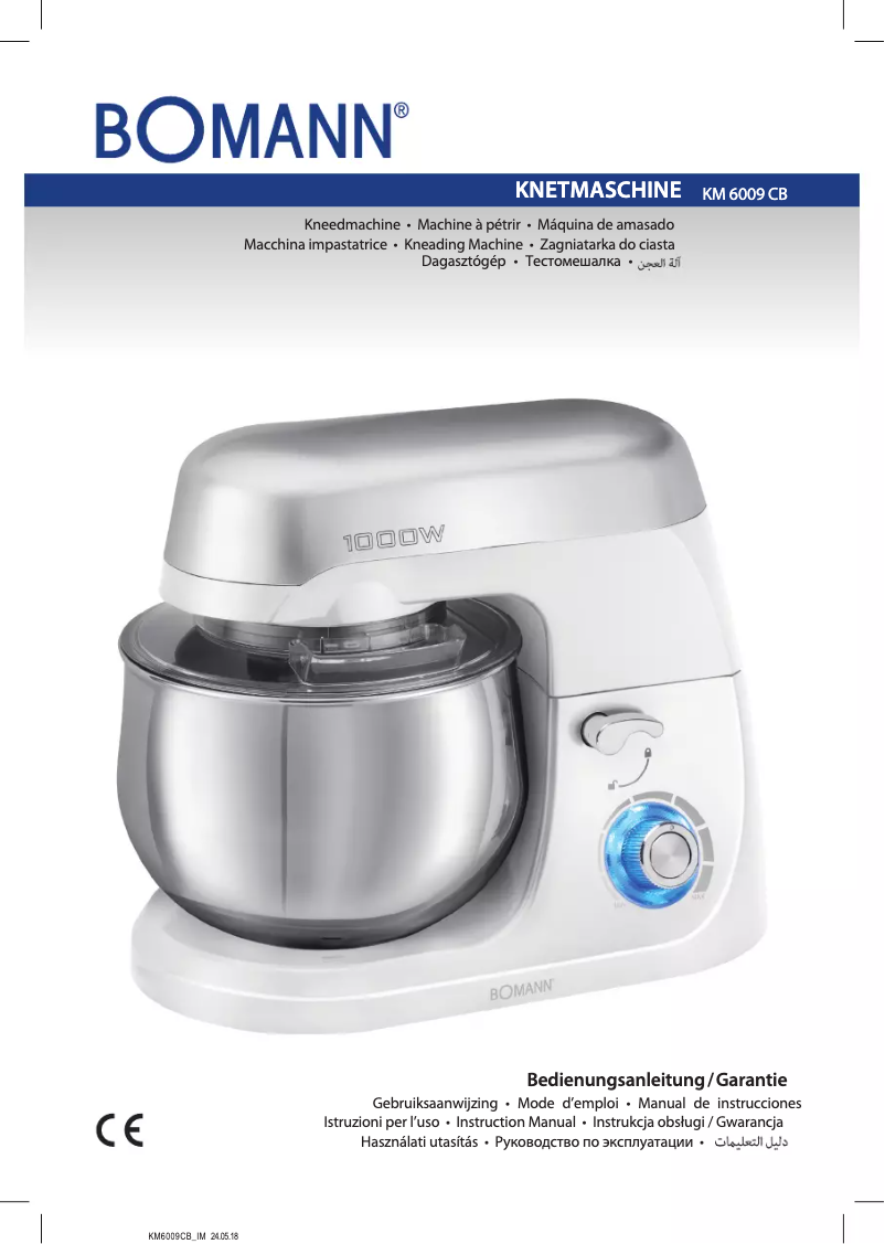 Page n°1 - Mode d'emploi Bomann KM 6009 CB