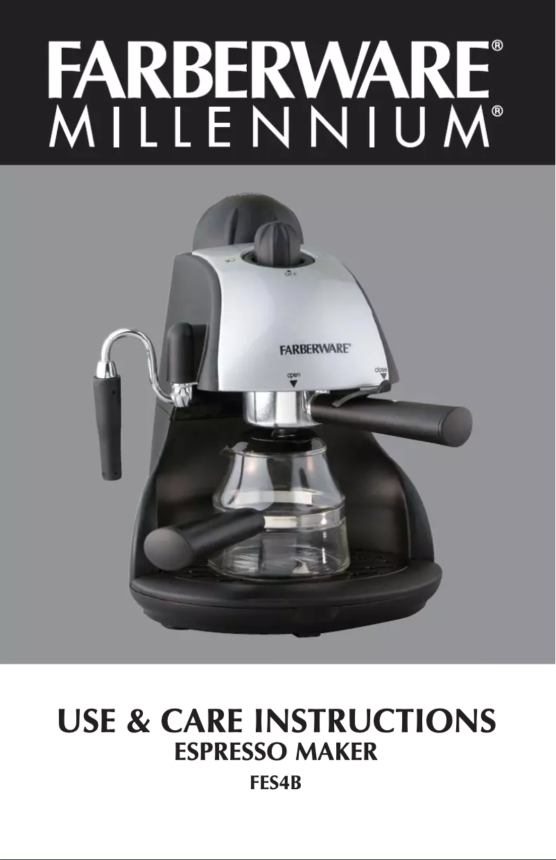 Image de la première page du manuel de l'appareil FES4B