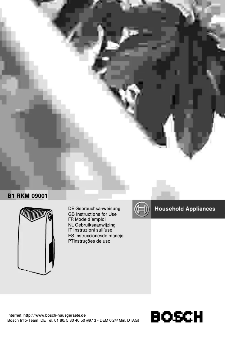 Page 1 de la notice Manuel utilisateur Bosch REKM 215