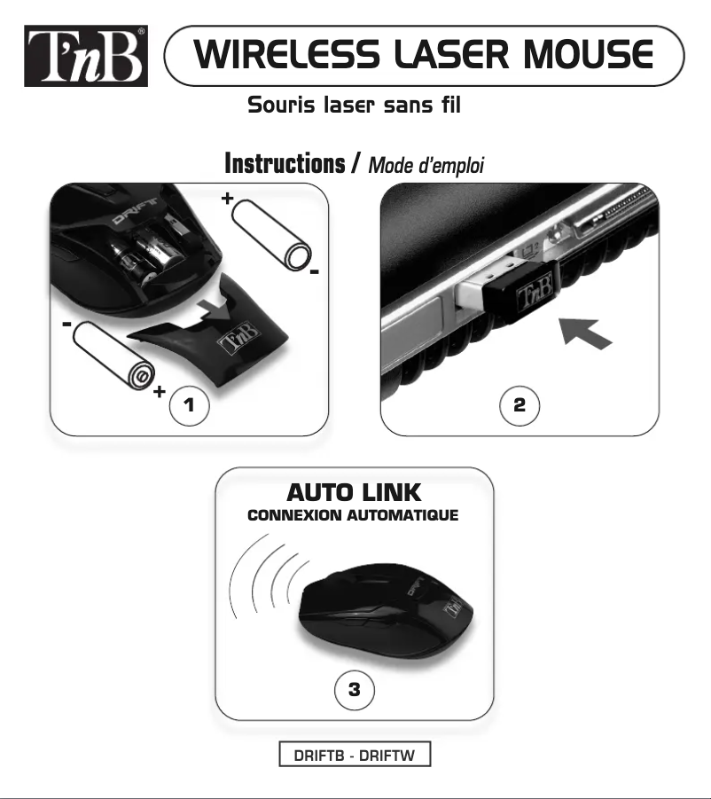 Image de la première page du manuel de l'appareil DRIFTB