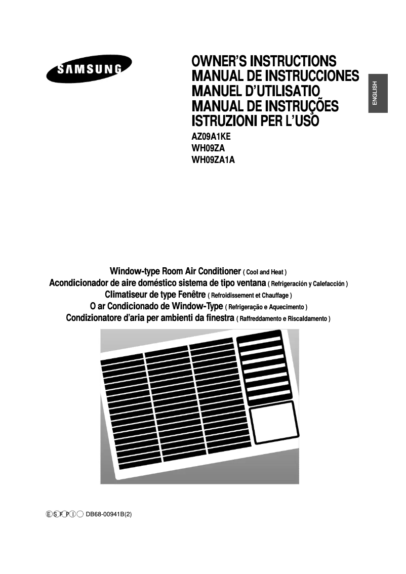 Image de la première page du manuel de l'appareil WH09ZA