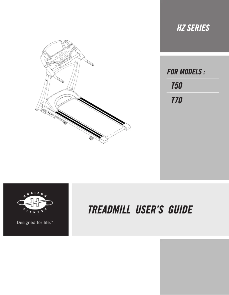 Imagen de la primera página del manual del dispositivo HZ Series T70