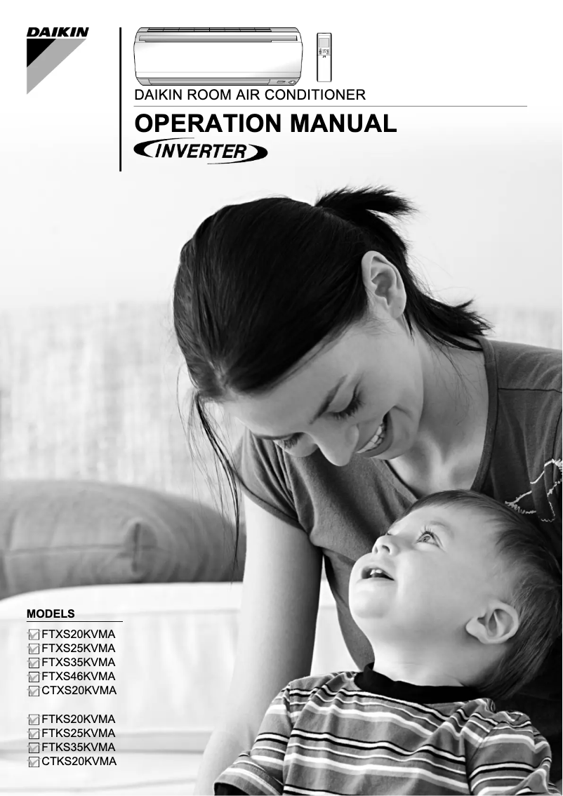 Image de la première page du manuel de l'appareil FTKS25KVMA