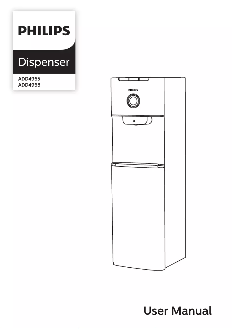 Page n°1 - Manuel utilisateur Philips ADD4968