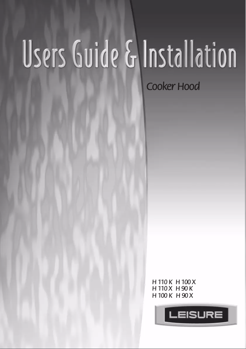 Página 1 del manual Manual de usuario Leisure H 90 K